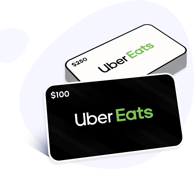 $100 UBER EATS Gift Card